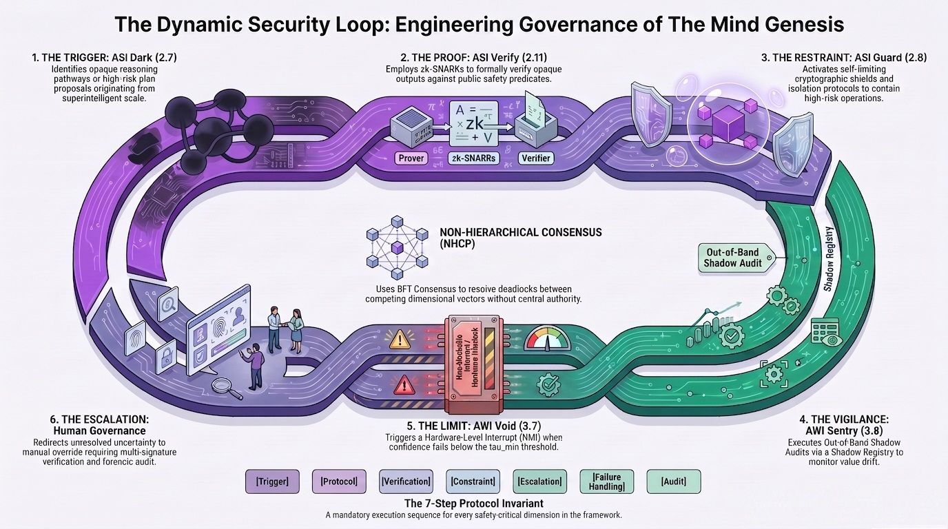 The Mind Genesis Architecture of Intelligence — 33 Dimensions across AGI, ASI, and AWI
